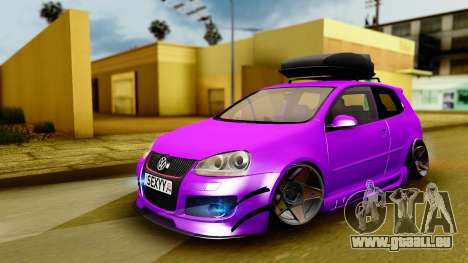 Volkswagen Golf Mk5 Stanced pour GTA San Andreas