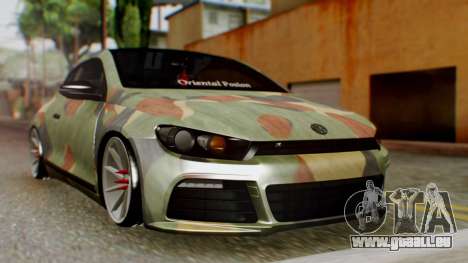 Volkswagen Scirocco R Army Edition für GTA San Andreas
