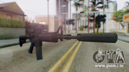 Arma Armed Assault M4A1 Aimpoint Silenced für GTA San Andreas