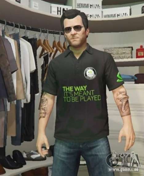 GTA 5 Nvidia chemise Polo pour Michael
