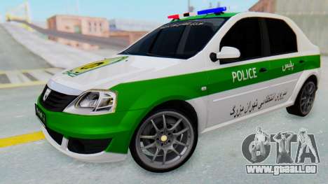 Dacia Logan Iranian Police Naja pour GTA San Andreas