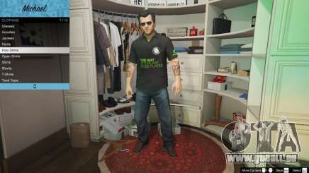 Nvidia chemise Polo pour Michael pour GTA 5