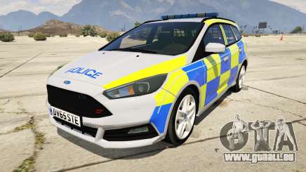 2015 Police Ford Focus ST Estate für GTA 5