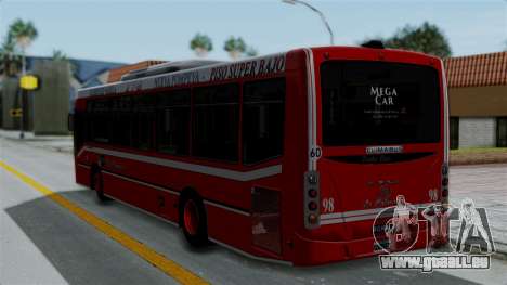 Todo Bus Pompeya II Agrale MT15 Linea 178 pour GTA San Andreas