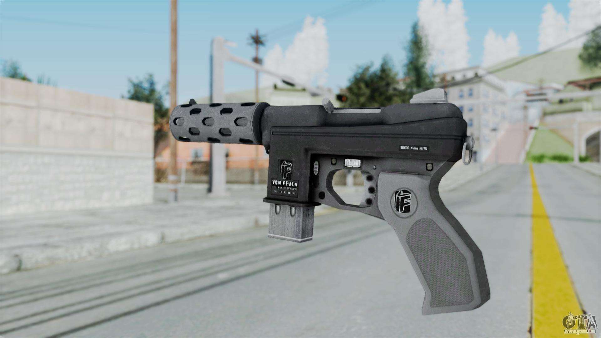  GTA  5  Machine Pistol Misterix 4 Weapons pour GTA  San Andreas