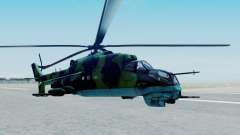 Mi-24V Afghan Air Force 112 pour GTA San Andreas