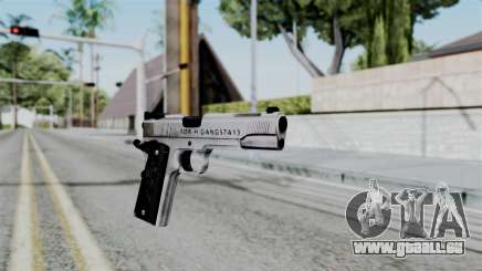 For-h Gangsta13 Pistol für GTA San Andreas