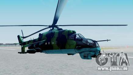 Mi-24V Afghan Air Force 112 für GTA San Andreas