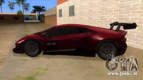 2015 Lamborghini Huracan LP610-4 Super Trofeo pour GTA San Andreas