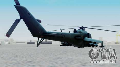 Mi-24V Polish Air Force 727 pour GTA San Andreas