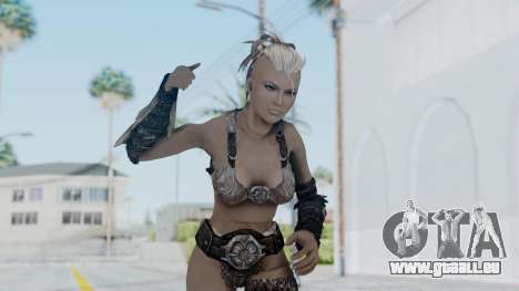 Skyrim Jessi Barbarous Beauty Armor v2 für GTA San Andreas
