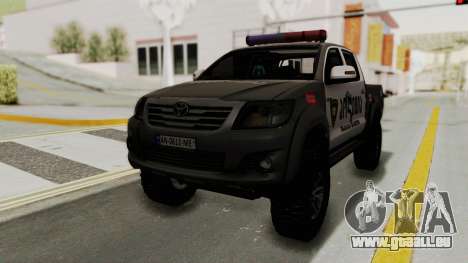 Toyota Hilux 4WD 2015 Georgia Police für GTA San Andreas