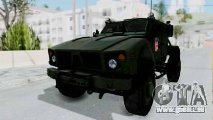 Croatian Oshkosh M-ATV Woodland pour GTA San Andreas
