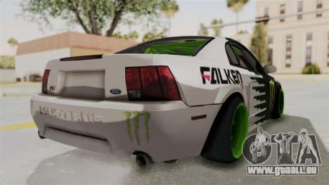 Ford Mustang 1999 Drift Monster Energy Falken pour GTA San Andreas