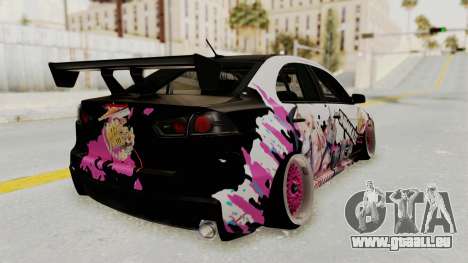 Mitsubishi Lancer Evo X Shimakaze Kai Itasha für GTA San Andreas