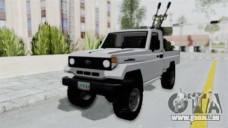 Toyota Land Cruiser Libyan Army pour GTA San Andreas