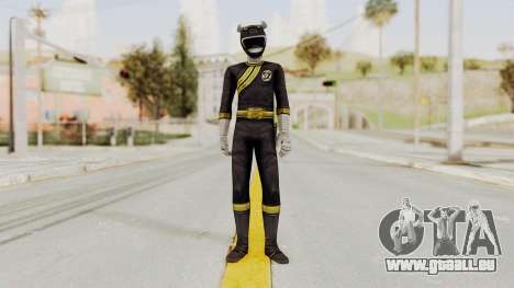 Power Rangers Wild Force - Black für GTA San Andreas