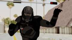 Mass Effect 2 Shepard Default N7 Armor Helmet pour GTA San Andreas