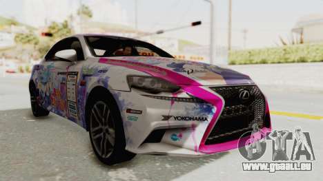 Lexus IS350 FSport Megami no Aqua pour GTA San Andreas