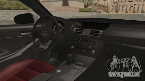 Lexus IS350 FSport Megami no Aqua pour GTA San Andreas