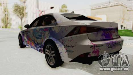 Lexus IS350 FSport Megami no Aqua pour GTA San Andreas