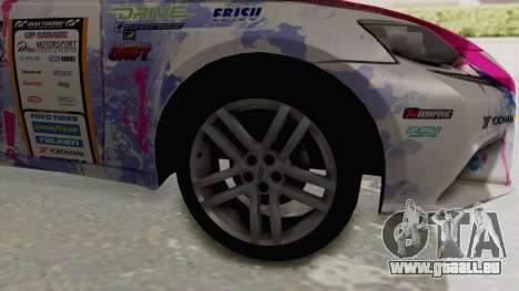 Lexus IS350 FSport Megami no Aqua pour GTA San Andreas