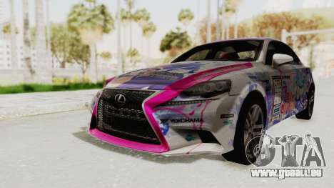 Lexus IS350 FSport Megami no Aqua pour GTA San Andreas