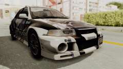 Mitsubishi Lancer Evolution VI Tenryuu Itasha für GTA San Andreas