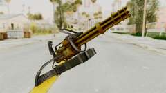 Minigun Gold pour GTA San Andreas