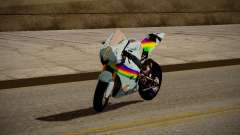 Yamaha YZR M1 2016 Rainbow Dash pour GTA San Andreas