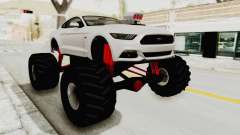 Ford Mustang GT 2015 Monster Truck pour GTA San Andreas
