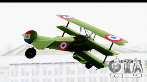 Fokker DR1 Old Paraguay Air Force pour GTA San Andreas