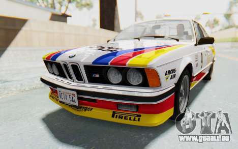 BMW M635 CSi (E24) 1984 HQLM PJ1 pour GTA San Andreas