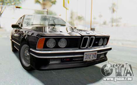 BMW M635 CSi (E24) 1984 HQLM PJ3 pour GTA San Andreas