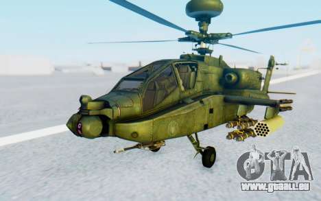 AH-64 Apache für GTA San Andreas