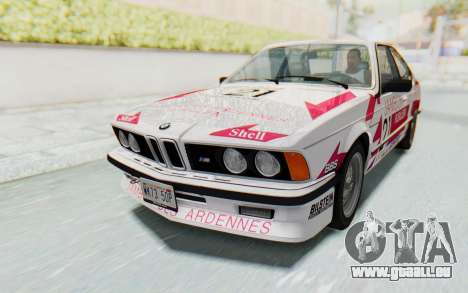 BMW M635 CSi (E24) 1984 HQLM PJ2 pour GTA San Andreas