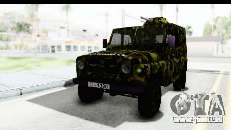 UAZ-469 de la police Militaire de la Serbie pour GTA San Andreas