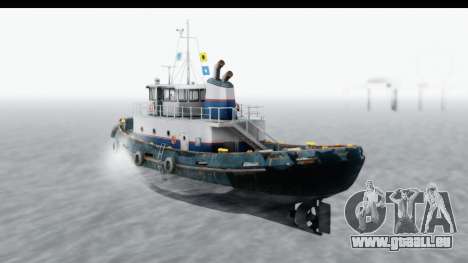 GTA 5 Buckingham Tug Boat v2 für GTA San Andreas