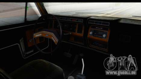Ford Bronco 1980 Roof IVF pour GTA San Andreas