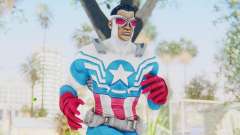 Marvel Heroes - Capitan America Sam Wilson pour GTA San Andreas