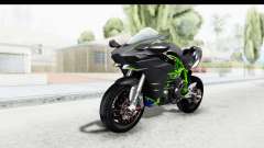 Kawasaki Ninja H2R Black pour GTA San Andreas