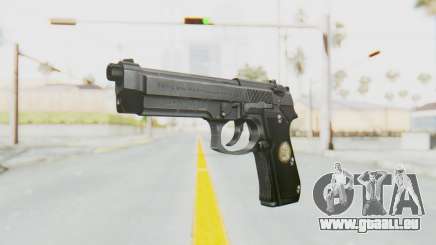 Tariq Iraqi Pistol Back v1 Silver pour GTA San Andreas