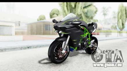 Kawasaki Ninja H2R Black für GTA San Andreas