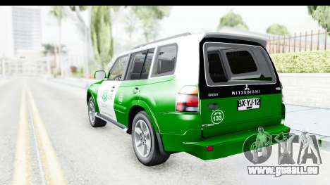 Mitsubishi Montero Carabineros Abschnitt SIAT für GTA San Andreas