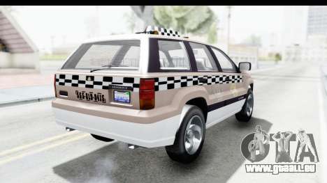 GTA 5 Canis Seminole Taxi Saints Row 4 pour GTA San Andreas