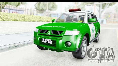 Mitsubishi Montero Carabineros Abschnitt SIAT für GTA San Andreas