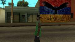 Grove Street Armenian Flag für GTA San Andreas