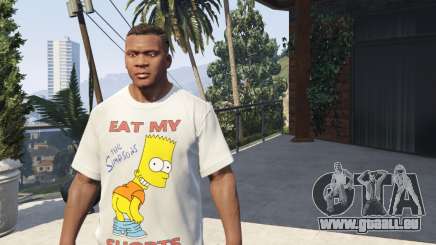 Bart Simpson T-Shirt for GTA V pour GTA 5