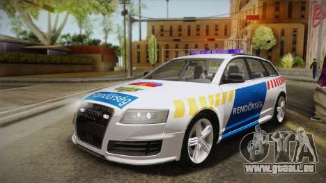 Audi RS6 Hungarian Police für GTA San Andreas