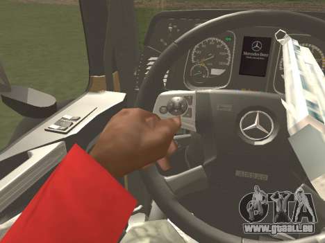 Mercedes-Benz Actros Mp4 4x2 v2.0 Steamspace pour GTA San Andreas